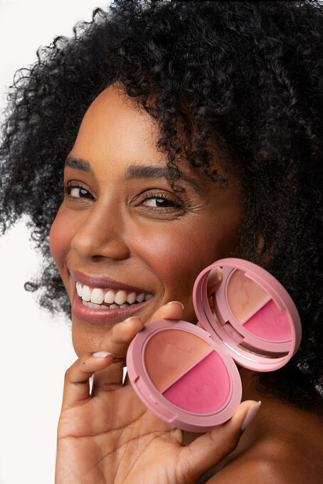 DUO BLUSH & ILUMINADOR CARE NATURAL BEAUTY